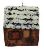 ΧΡΙΣΤΟΥΓΕΝΝΙΑΤΙΚΟ ΚΕΡΙΝΟ 90x100x120mm ΣΠΙΤΑΚΙ ΜΟΝΟ