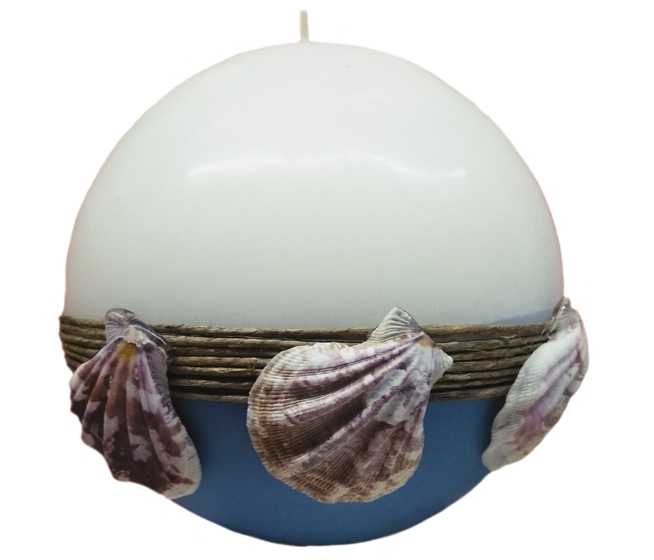 ΔΙΑΚΟΣΜΗΤΙΚΟ ΚΕΡΙΝΟ Ø120x120mm ΣΦΑΙΡΑ SUMMER MOOD 0