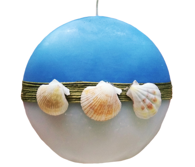 ΔΙΑΚΟΣΜΗΤΙΚΟ ΚΕΡΙΝΟ ΔΙΣΚΟΣ Ø140x60mm SUMMER MOOD 0