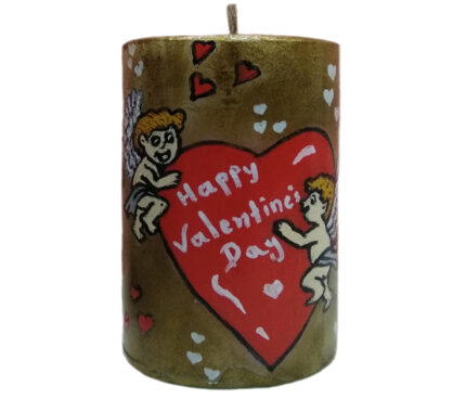 ΚΥΛΙΝΔΡΙΚΟ ΚΕΡΙΝΟ HAPPY VALENTINES