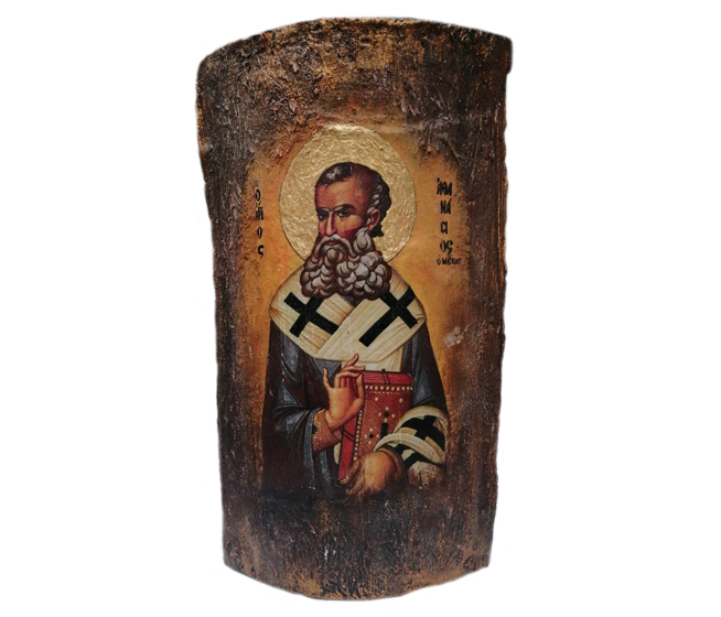 ΚΕΡΑΜΙΔΙ ΔΙΑΚΟΣΜΗΤΙΚΟ 240x300mm Ο ΑΓΙΟΣ ΑΘΑΝΑΣΙΟΣ 0
