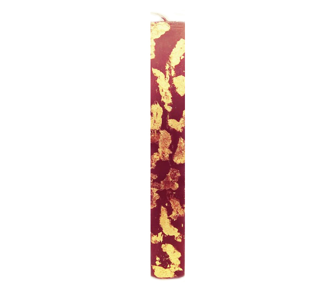 ΛΑΜΠΑΔΑ ΠΛΑΚΕ 20x40x330mm VINTAGE ΦΥΛΛΑ ΧΡΥΣΟΥ 0