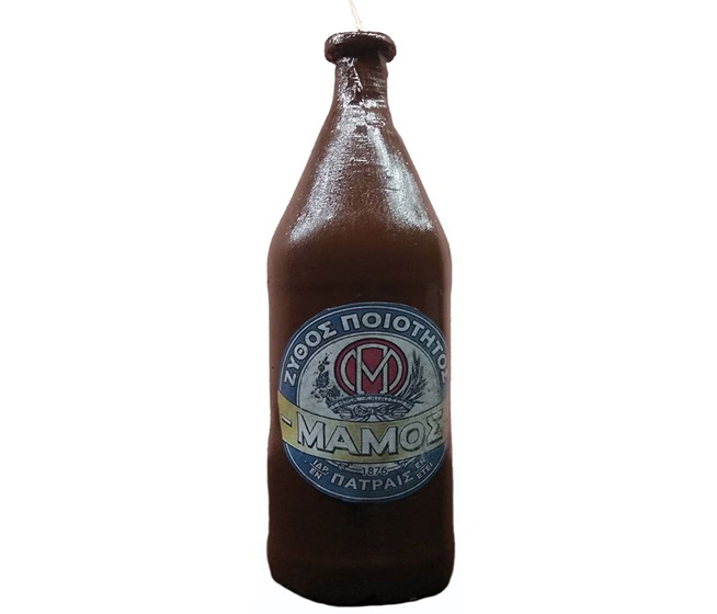 ΜΠΟΥΚΑΛΙ ΚΕΡΙΝΟ Ø70x220mm ΜΠΥΡΑ MAMAS 0