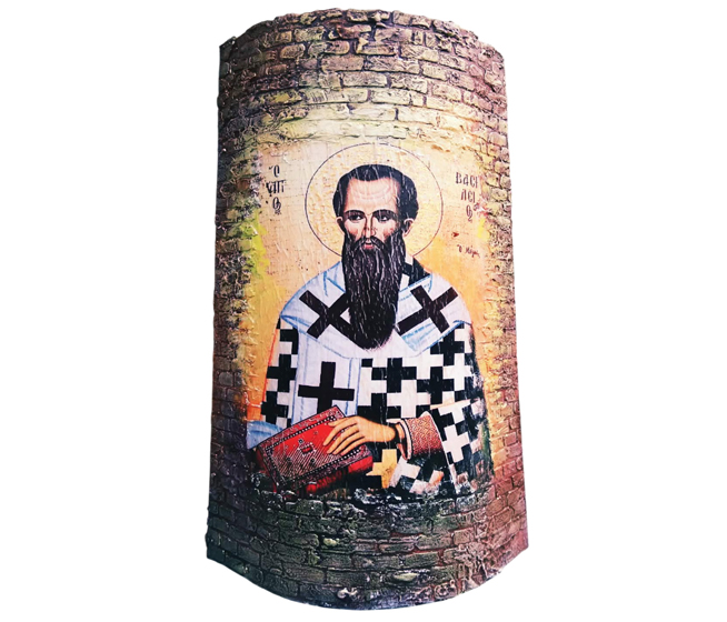ΚΕΡΑΜΙΔΙ ΔΙΑΚΟΣΜΗΤΙΚΟ 240x300mm Ο ΑΓΙΟΣ ΒΑΣΙΛΕΙΟΣ 0