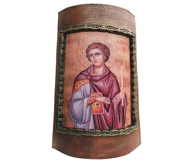 ΚΕΡΑΜΙΔΙ ΔΙΑΚΟΣΜΗΤΙΚΟ 240x300mm Ο ΑΓΙΟΣ ΦΑΝΟΥΡΙΟΣ 0