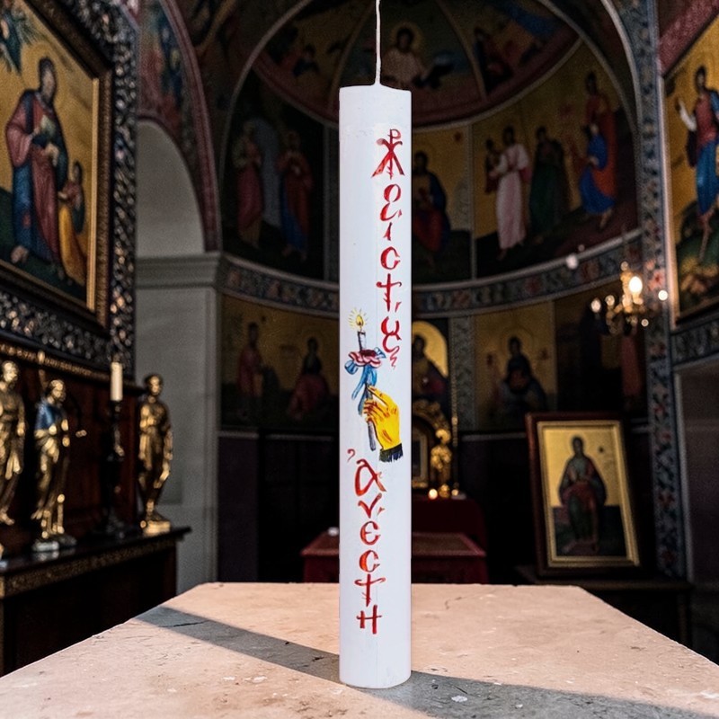 ΛΑΜΠΑΔΑ Ø31x240mm ΣΤΡΟΓΓΥΛΗ KONTH ΧΡΙΣΤΟΣ ΑΝΕΣΤΗ ΜΕ ΚΕΡΑΚΙ 04