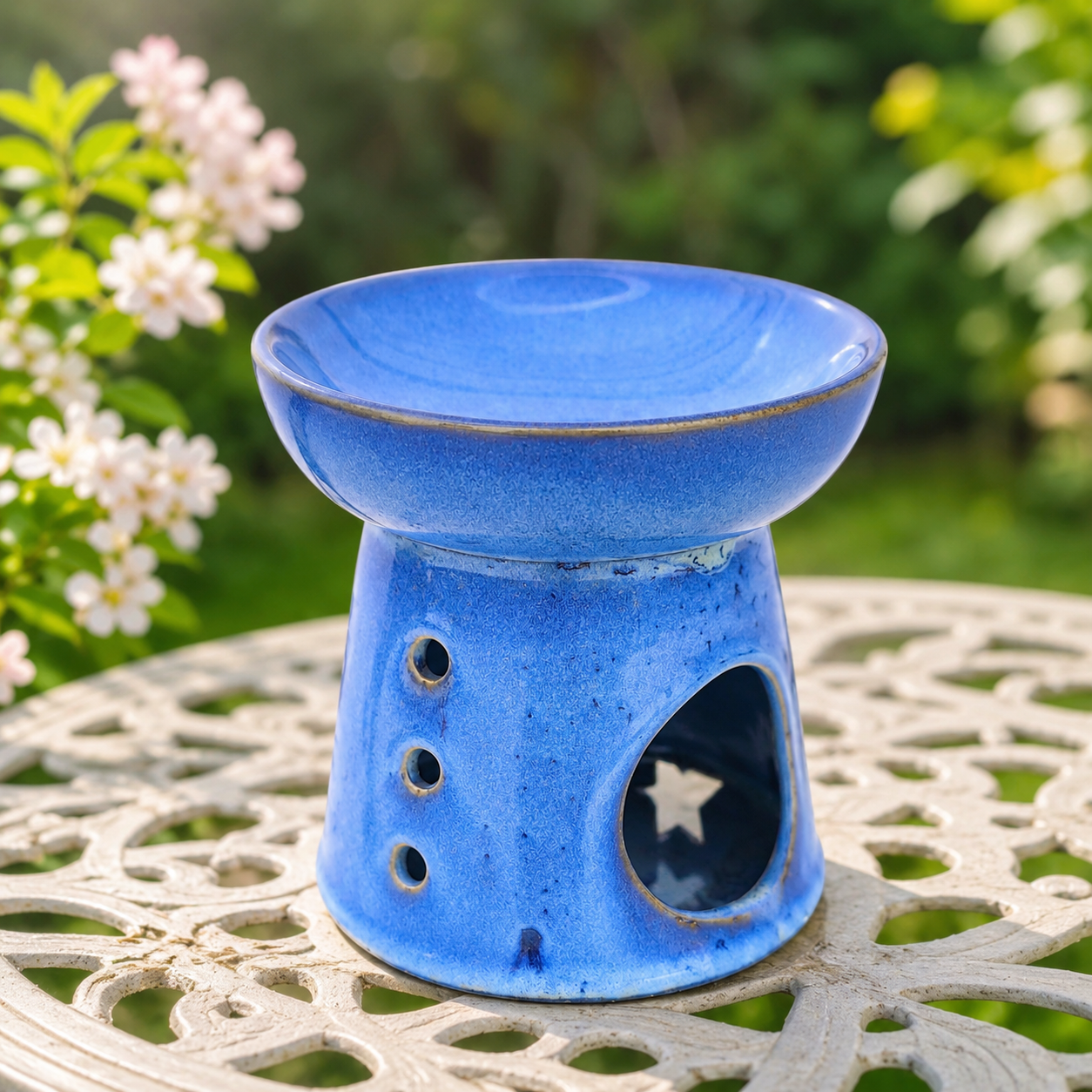 ΑΡΩΜΑΤΙΣΤΗΣ ΧΩΡΟΥ ΠΗΛΙΝΟΣ Ø130x115mm ΓΙΑ WAX MELTS ΑΣΤΕΡΑΤΟΣ 099